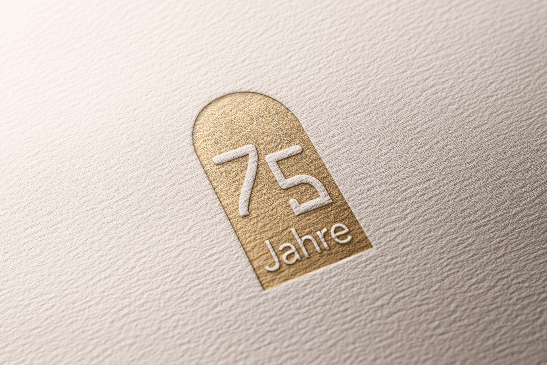 75 Jahre_Papier_Gold